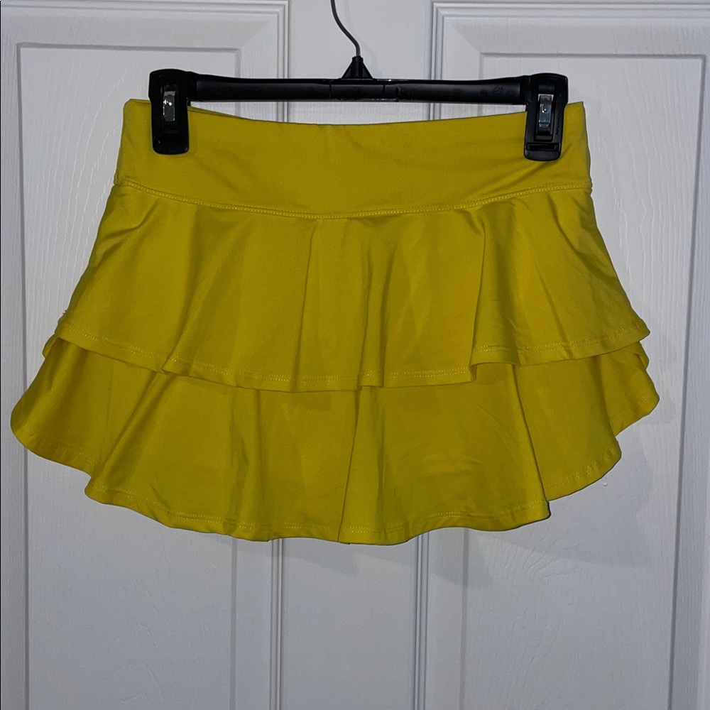 Yellow Ruffled Skirt - Picture 4 of 5